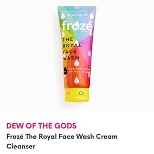 (NWT) DEW OF THE GODS Frozé The Royal Face Wash Cream Cleanser